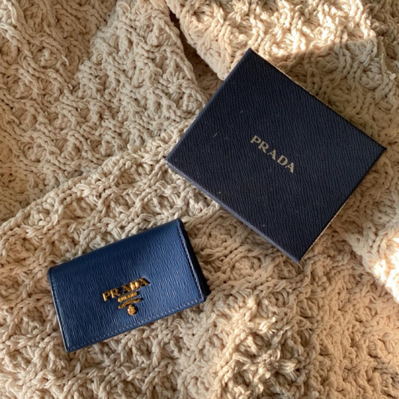 Prada Portacarte Di Cred Wallet Card Holder Vitello. Depop