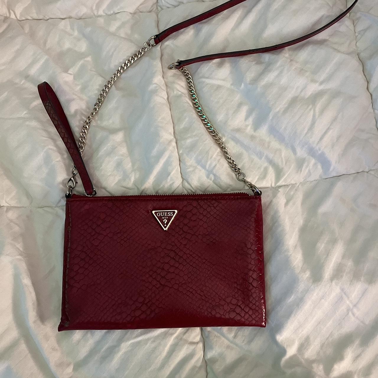 Guess Hallandale Mini crossbody red purse. Brand new - Depop