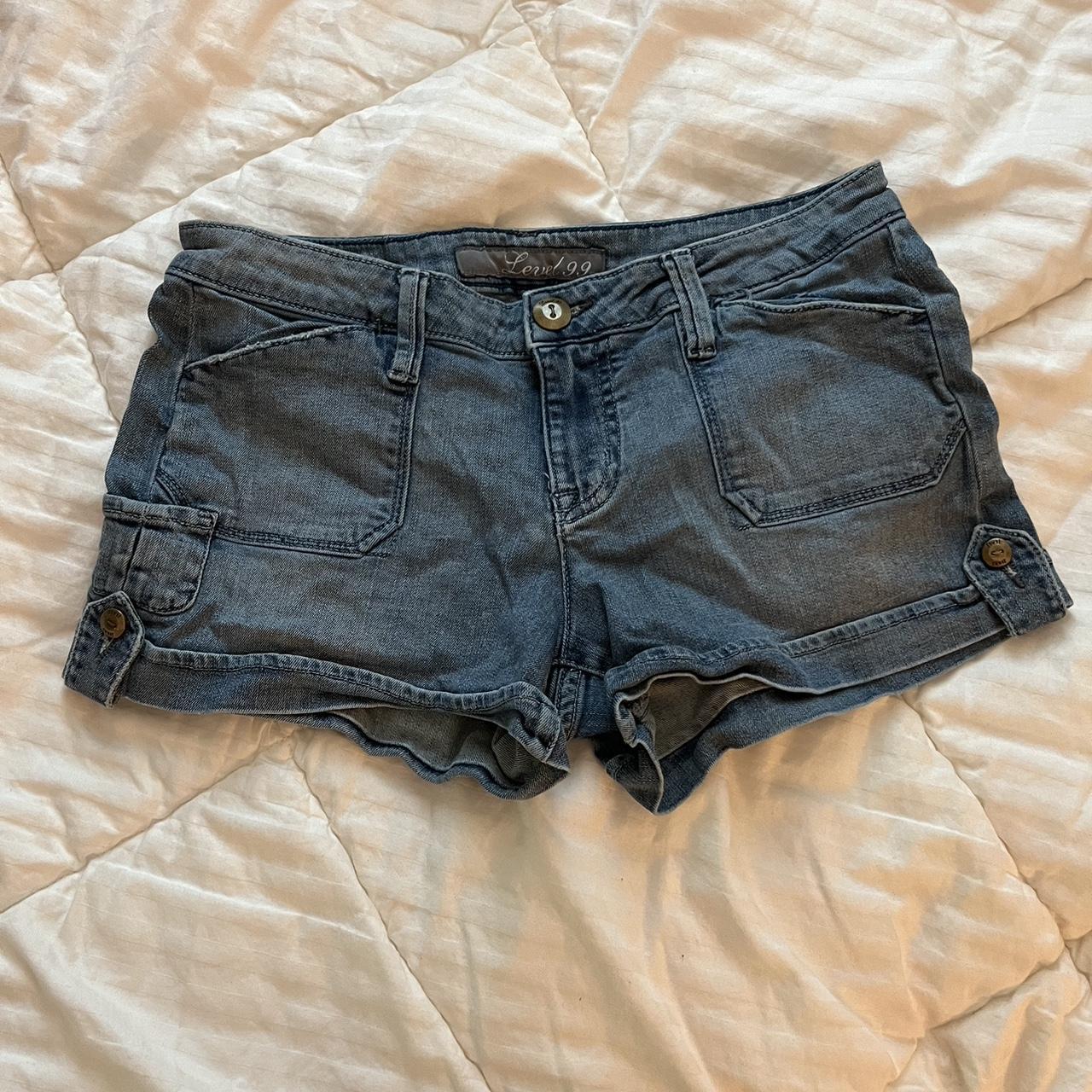 Level 99 denim hot sale shorts