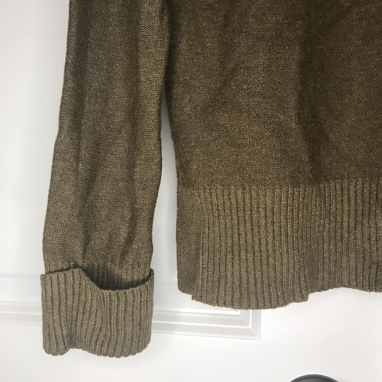 Forest green turtleneck sweater Like new Brand:... - Depop