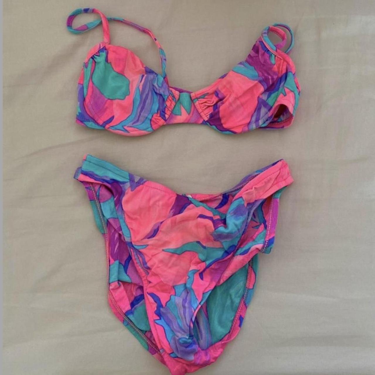 Vintage 80s and 90s Bikini (One of a kind) Only worn... - Depop