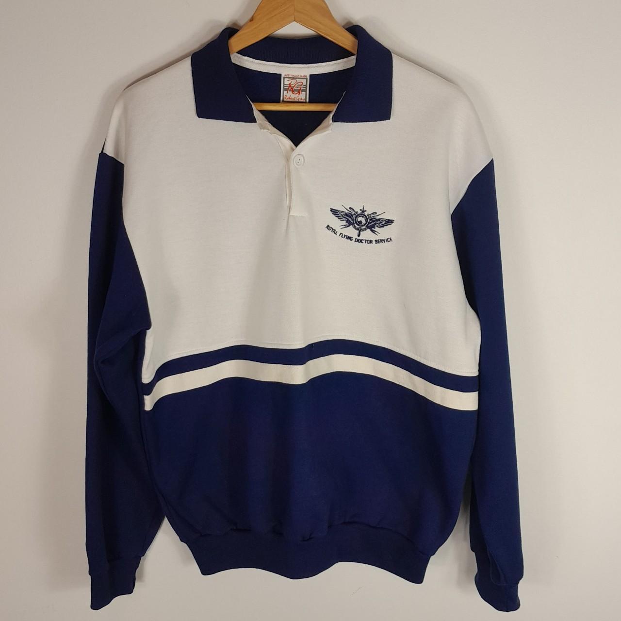 1990’s Royal Flying Doctor Service polo jumper... - Depop