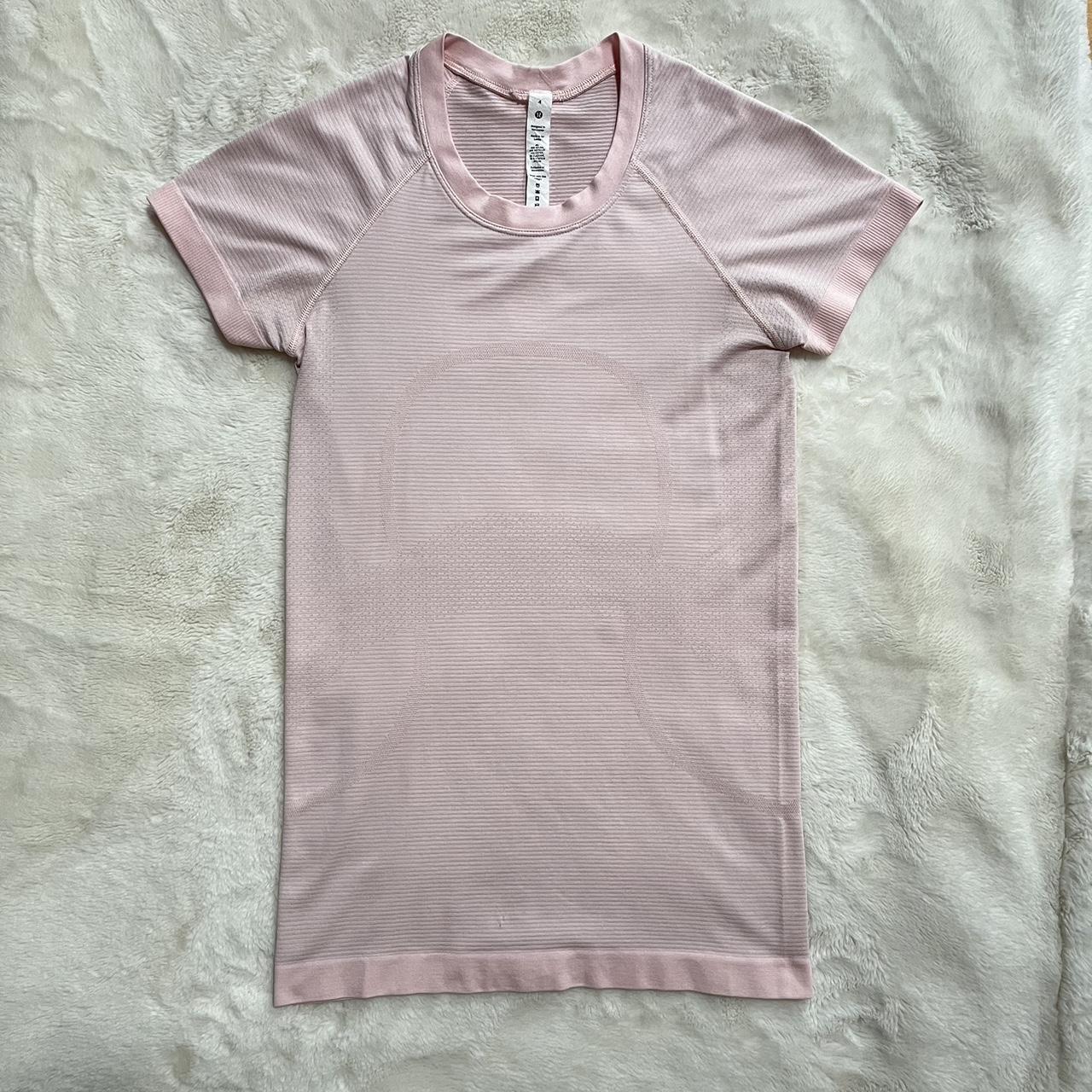 light pink lululemon shirt