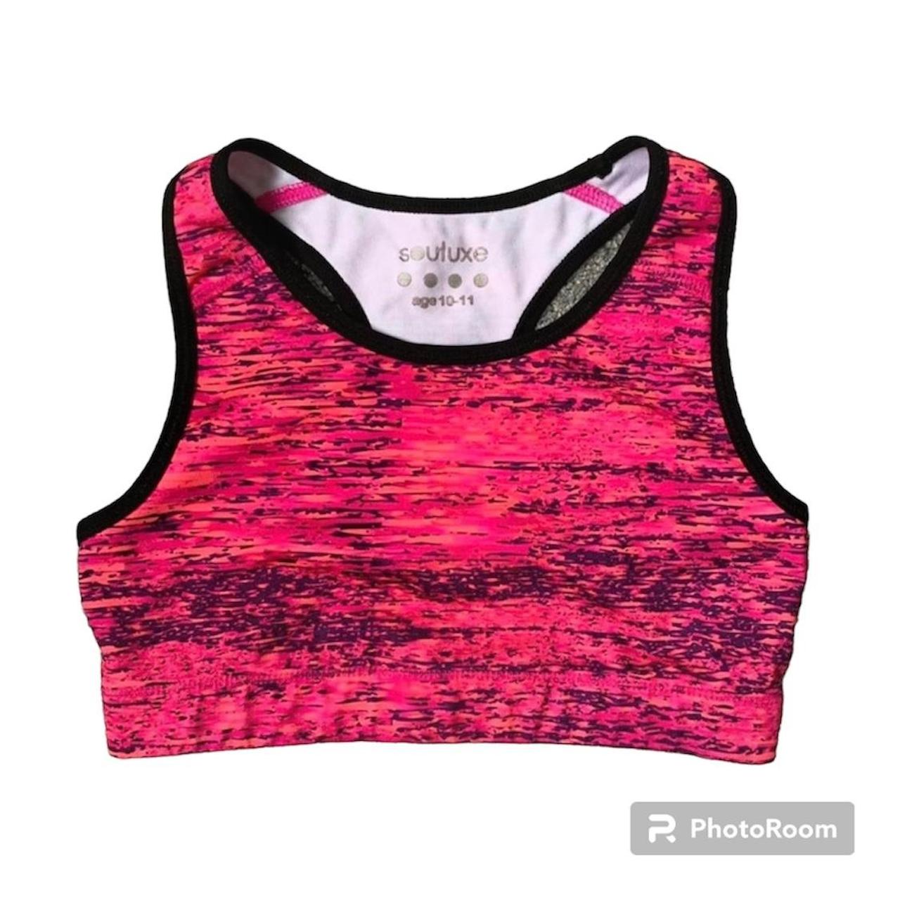 WANT GONE!! - pink souluex gym/sports bra - used but - Depop