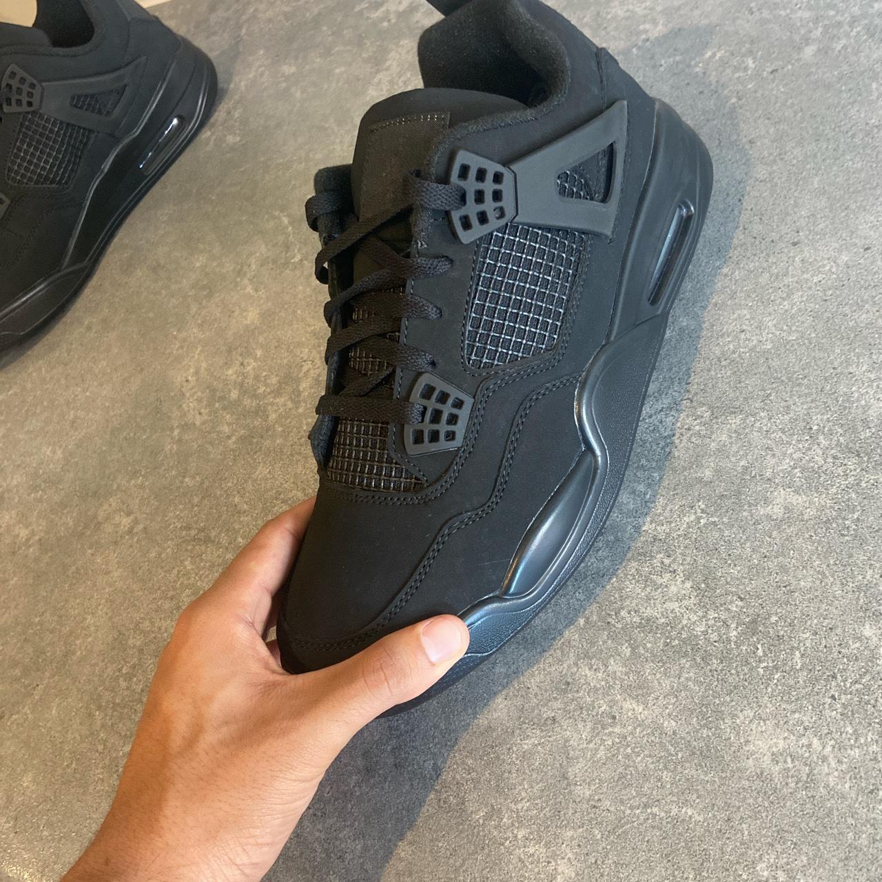 black cats jordan 4 gs