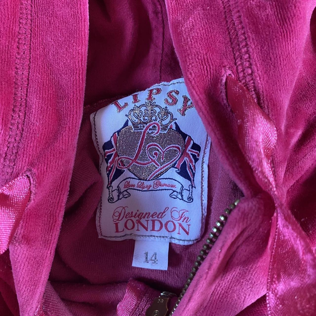 Lipsy Women's Pink Hoodie | Depop