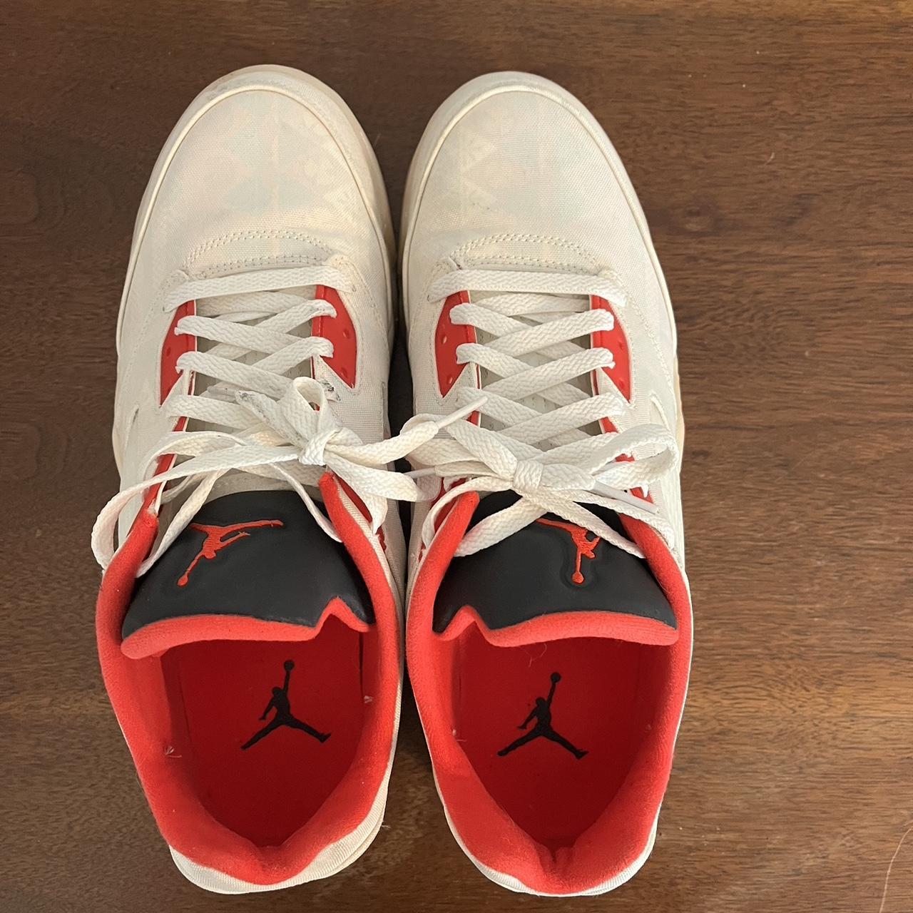 red and white chinese jordans