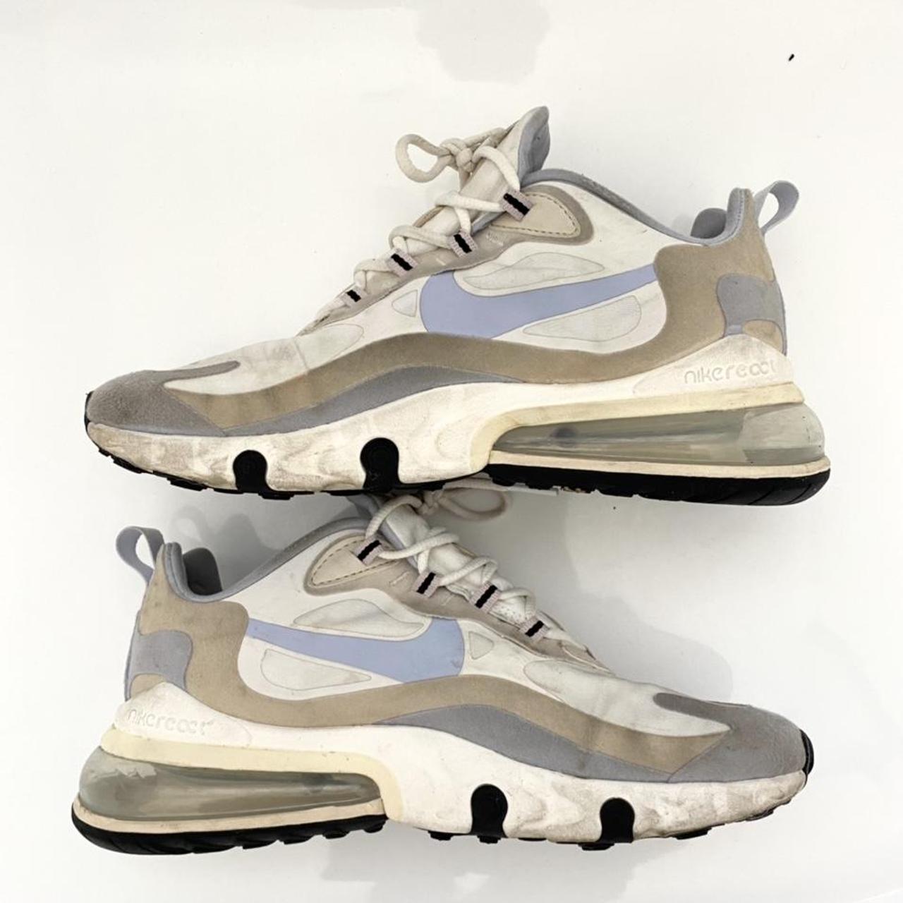 Nike Women's Air Max 270 React White Fossil