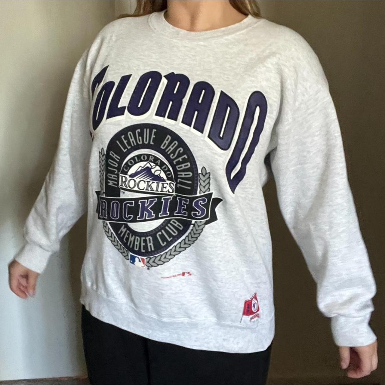 Colorado Rockies Baseball Women's T Shirt Campus - Depop