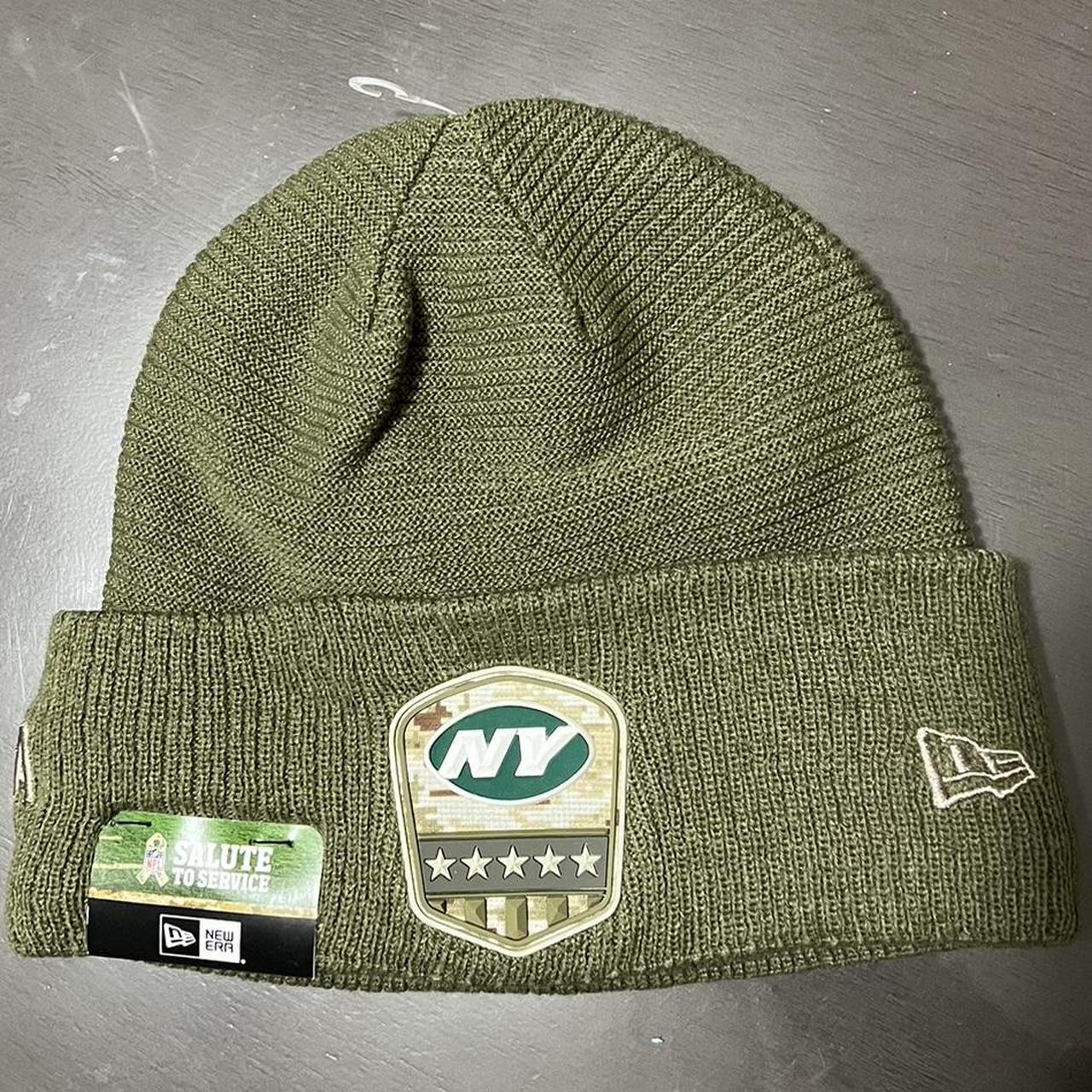 New York Jets salute to service knit hat. New never. Depop