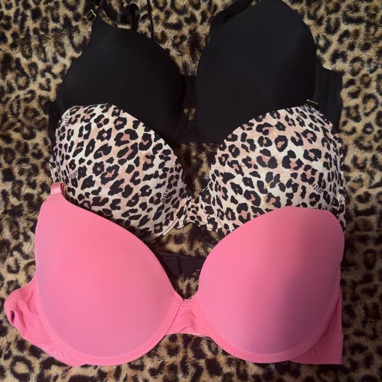 Juicy Couture, Intimates & Sleepwear, Juicy Couture Pink Animal Print Bra  34b