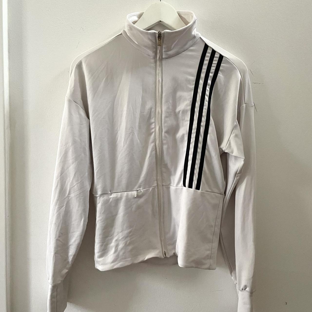 MESSAGE BEFORE BUYING! Adidas vintage zipper jacket... - Depop