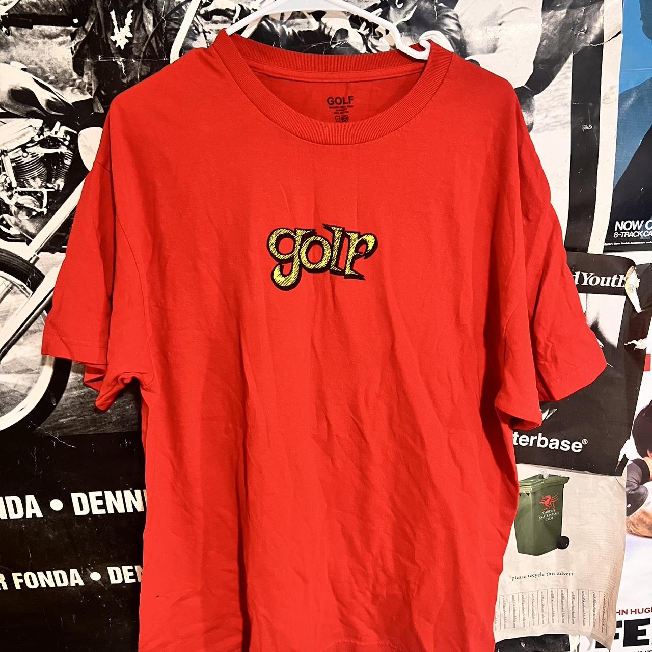 Golf Wang Wolf 10 year anniversary tee never worn | Depop
