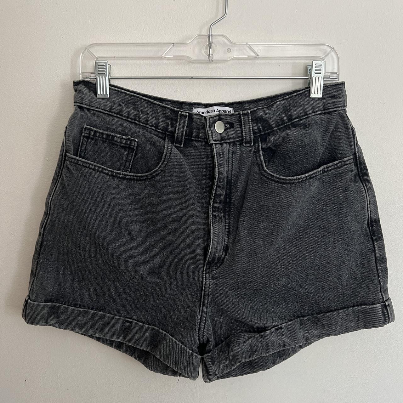 American Apparel Denim Jean Shorts Size 31 but runs... - Depop