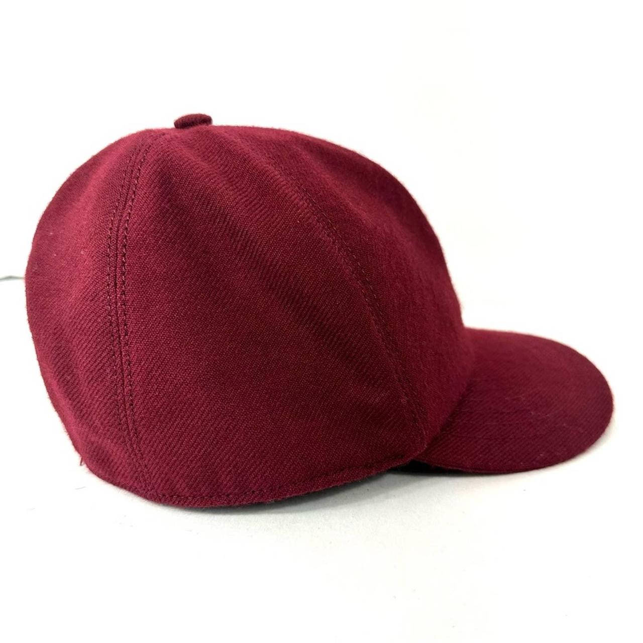 Maison Michel newest Paris Hailey Plum Wool Baseball Cap Bergdorf Goodman Hat