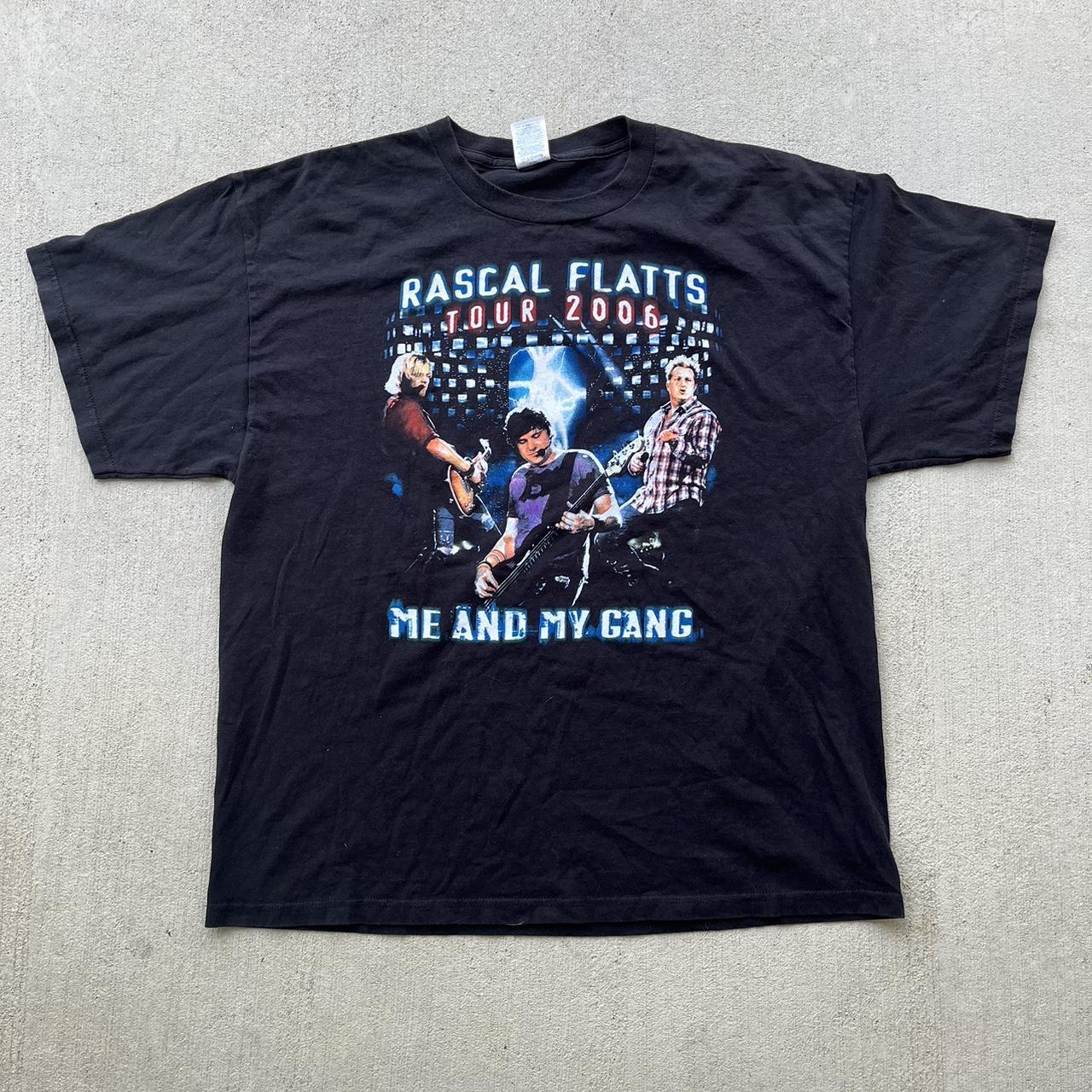 EARLY 00s RASCAL FLATTS BAND TEE PERFECT CONDITION... - Depop