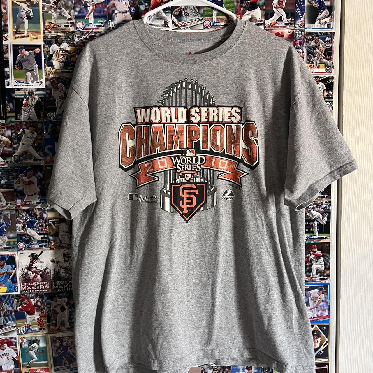 GREY VINTAGE SAN FRANCISCO GIANTS 2010 WORLD SERIES - Depop