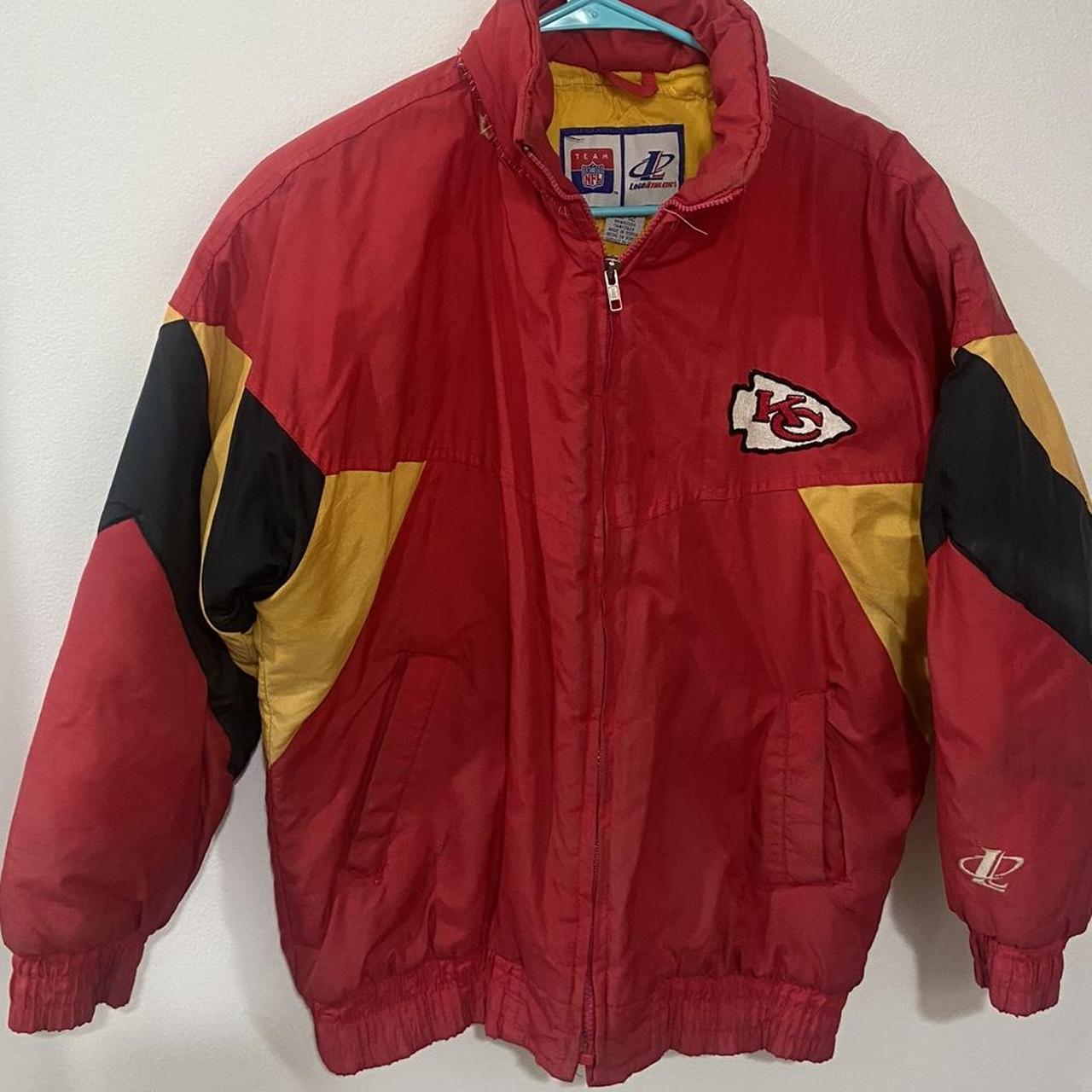 NFL Red and Yellow Coat Depop