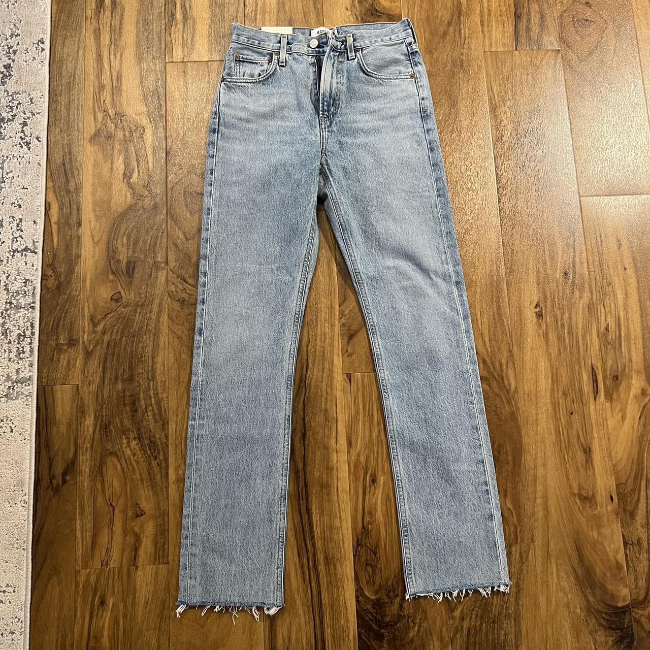 Agolde Cherie high rise straight leg jeans NWT size Depop