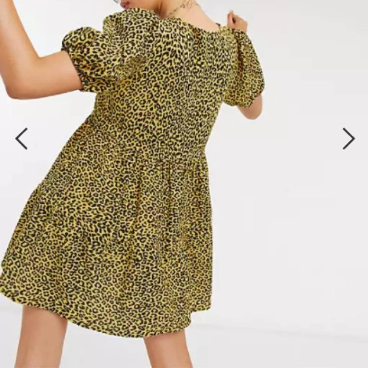 Super rad leopard print babydoll dress from ASOS. Depop