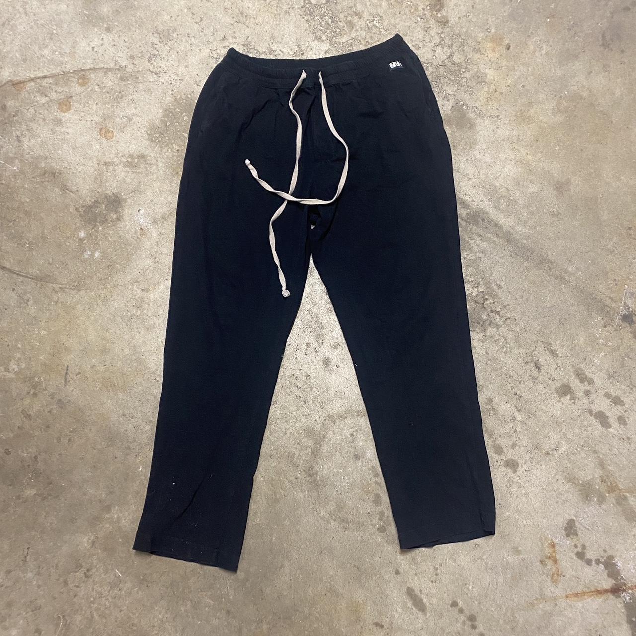 Rick Owens Men's Black Joggers-tracksuits | Depop