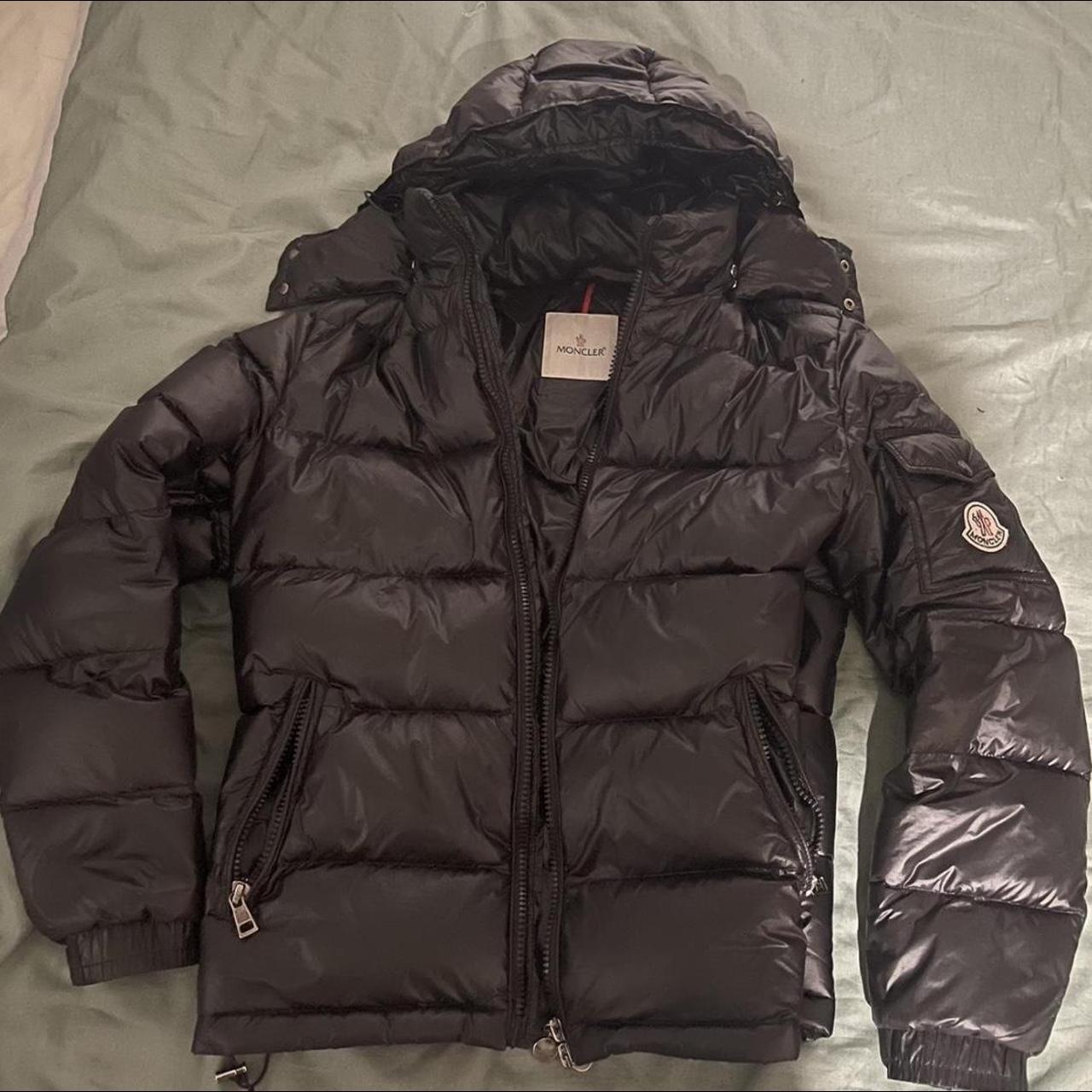 MONCLER MAYA COAT moncler coat size small... - Depop