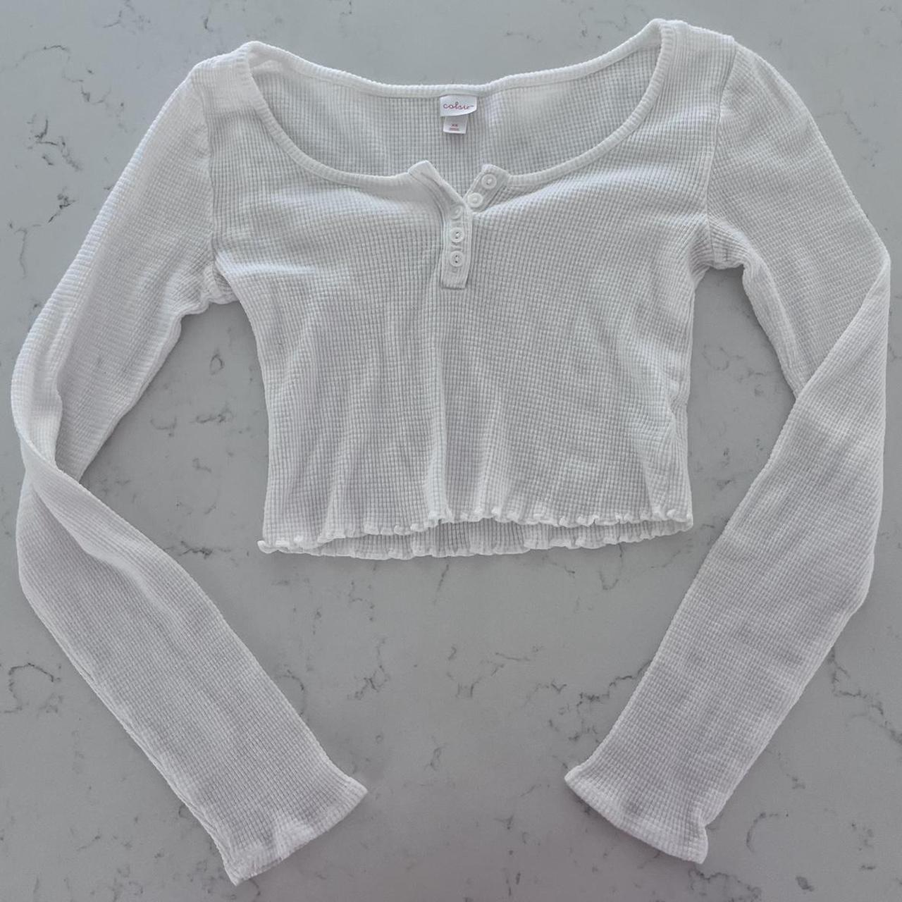 XS Brandy Melville Inspired Balletcore Top Cropped... Depop