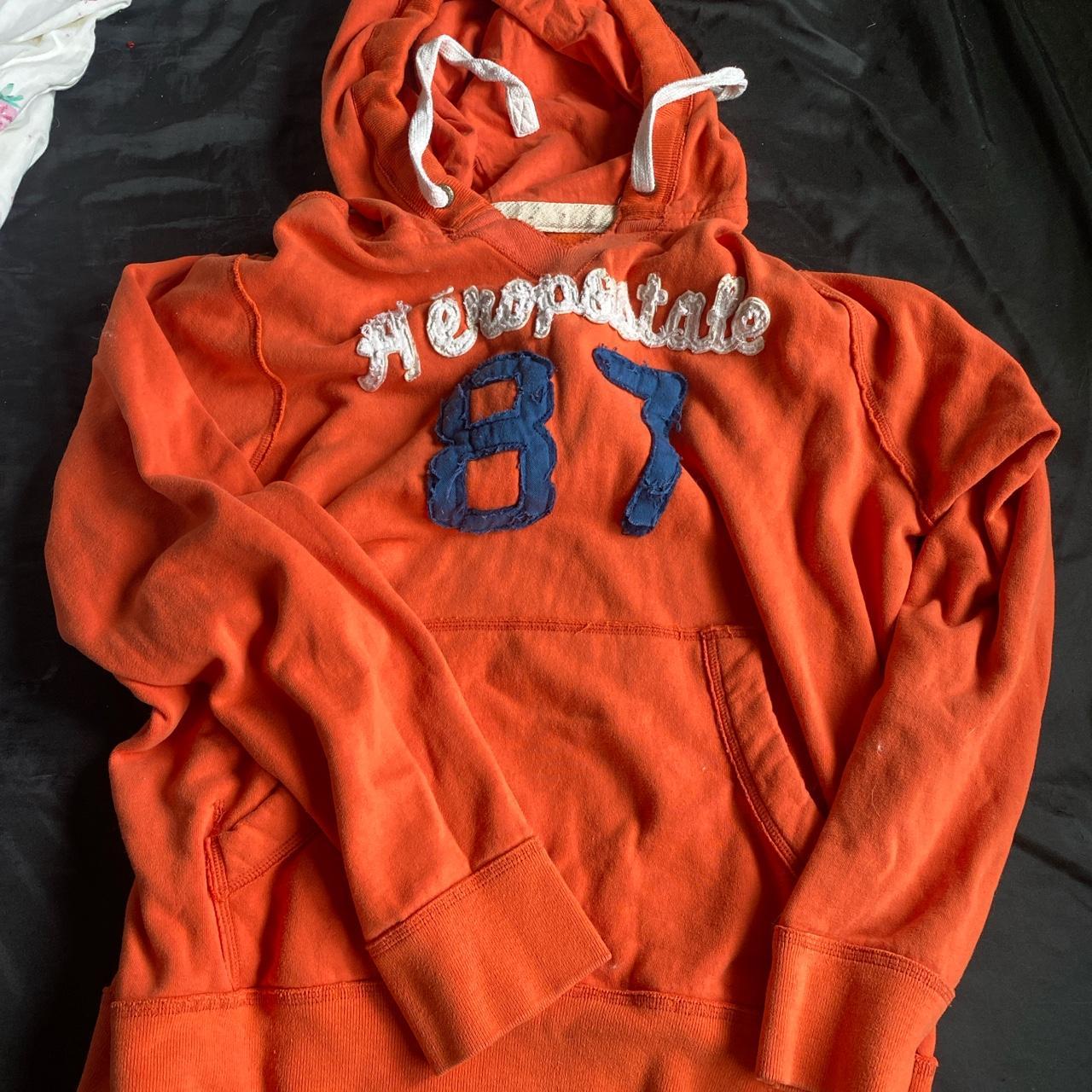 Vintage Men's Hoodie - Orange - XL