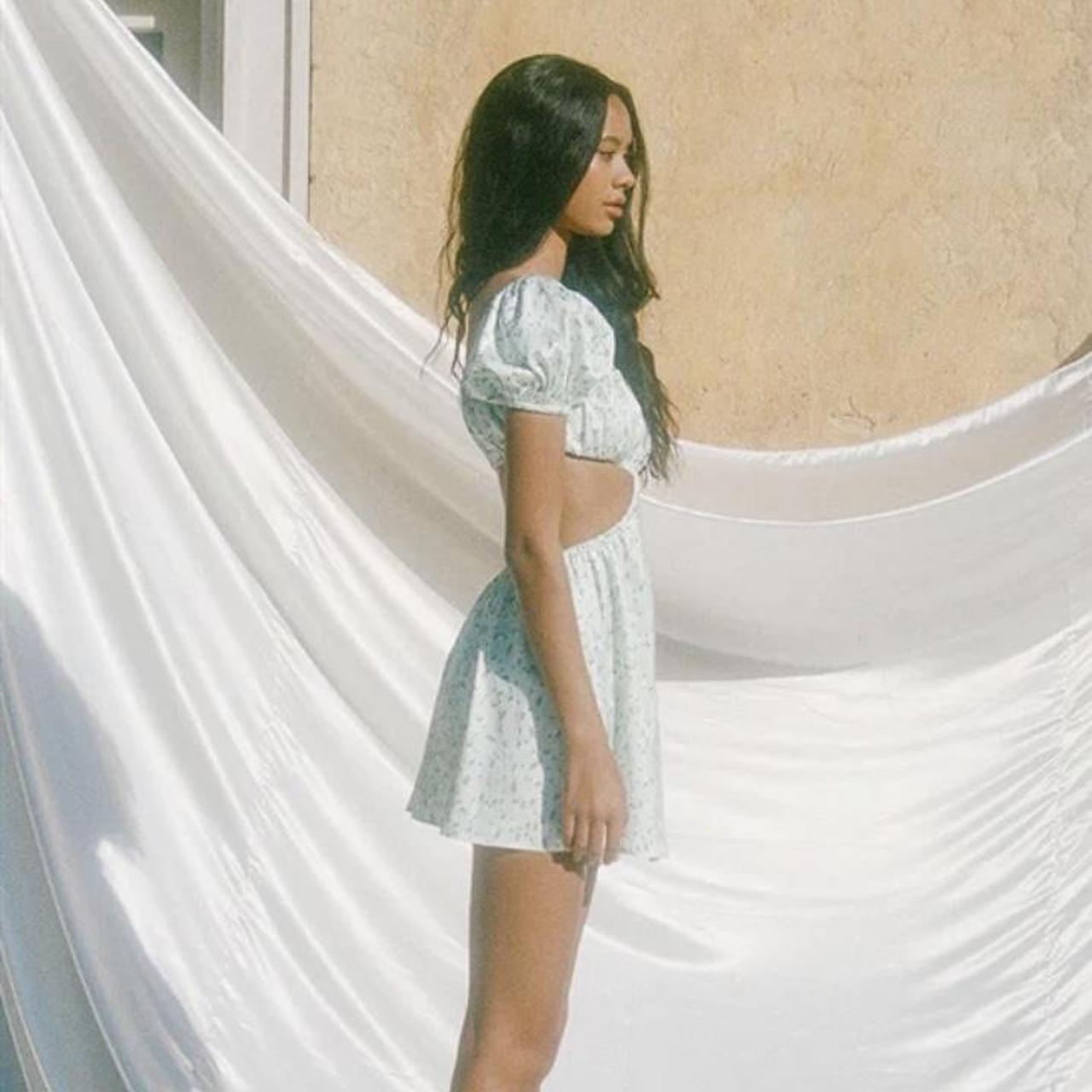 Sabo Skirt Women's Green Dress Depop