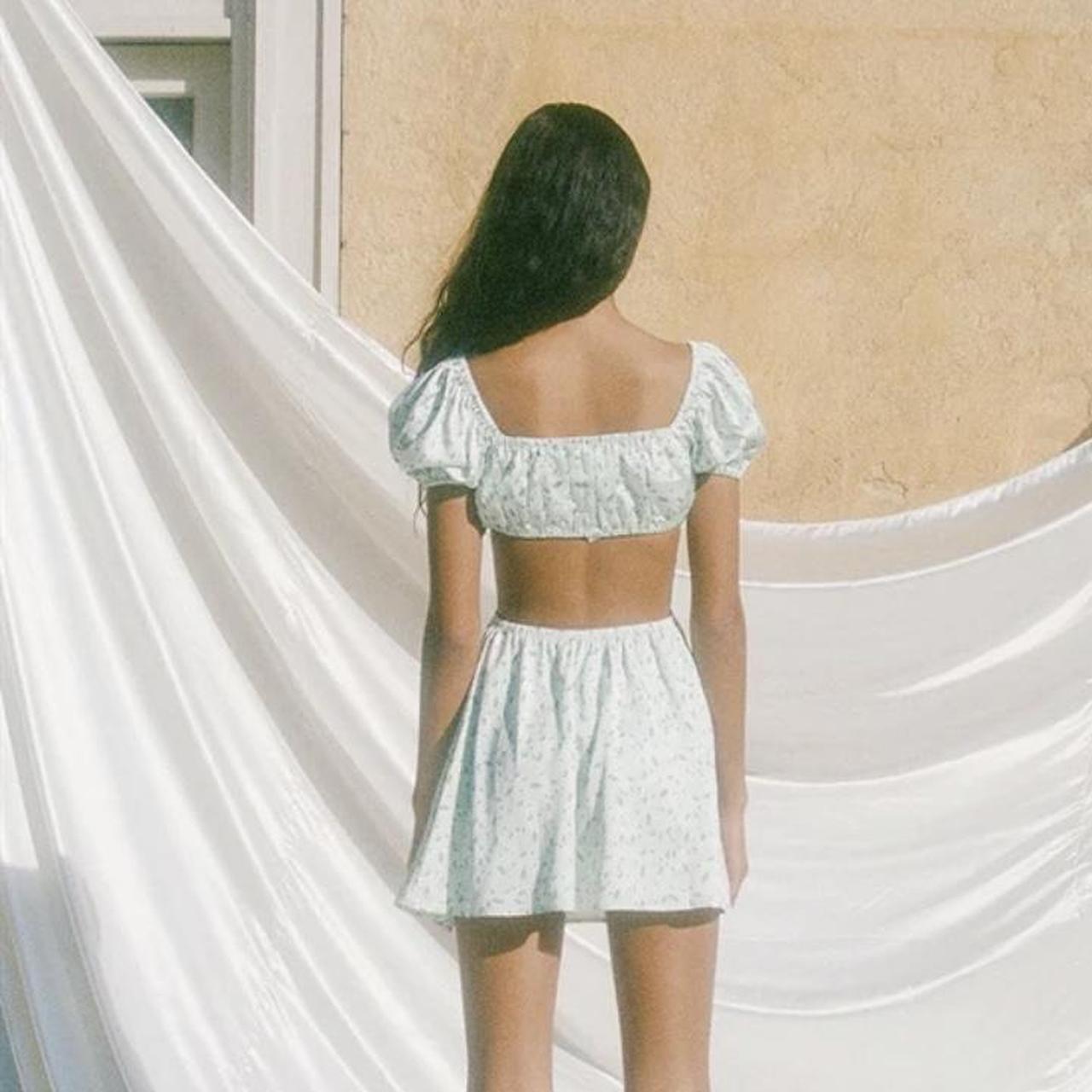 Sabo Skirt Women's Green Dress Depop