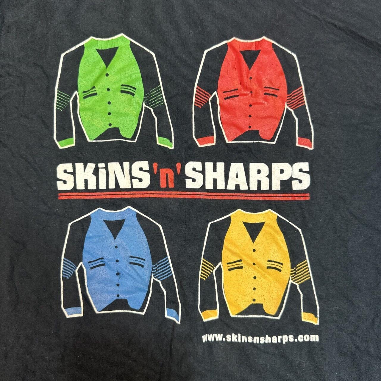 Skins N Sharps T Shirt Tee Mens Small S Black... - Depop