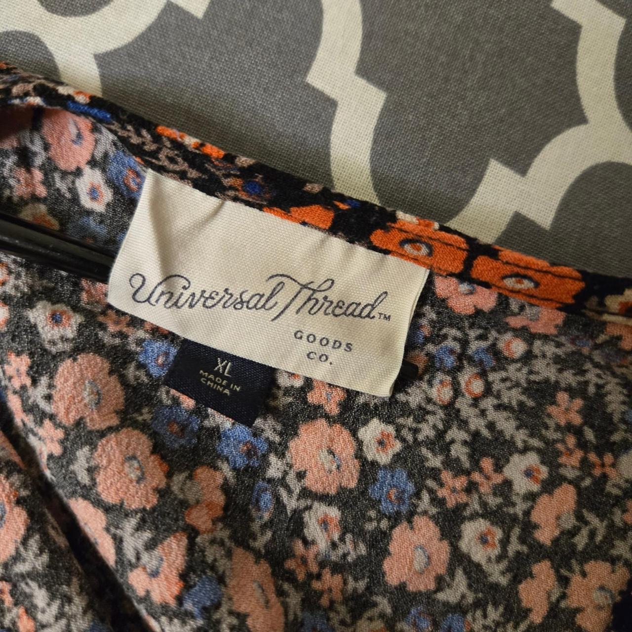 Universal Thread Women's Wrap dresses - Multi/Bla… - image 4