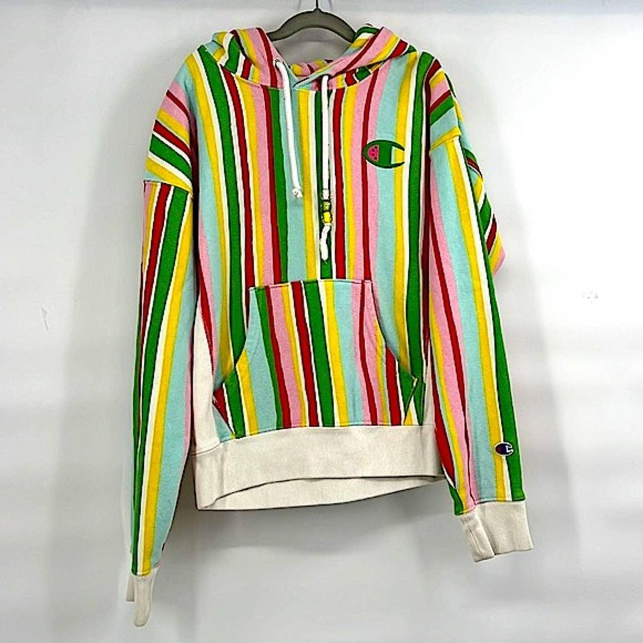 Champion cheap striped hoodie