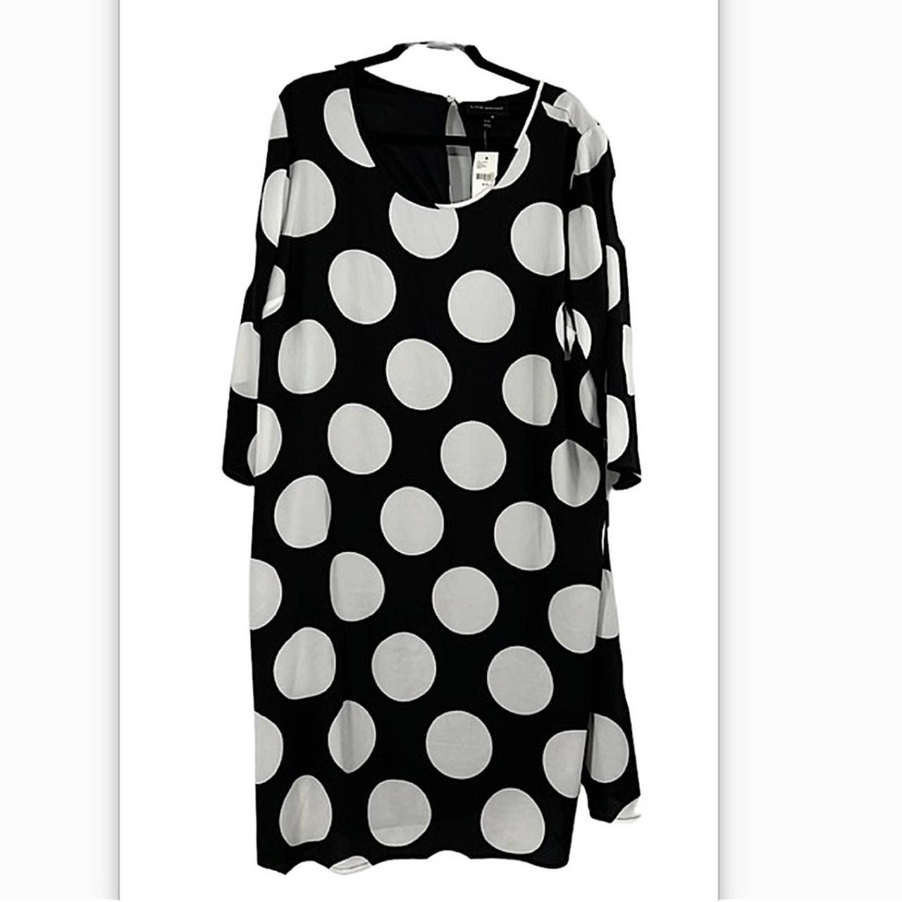 Lane bryant black and white outlet dress