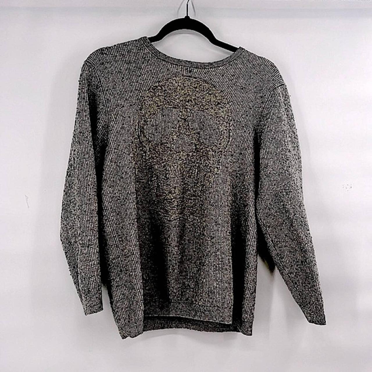 Autumn Cashmere gray skull sweater size XL Good Depop