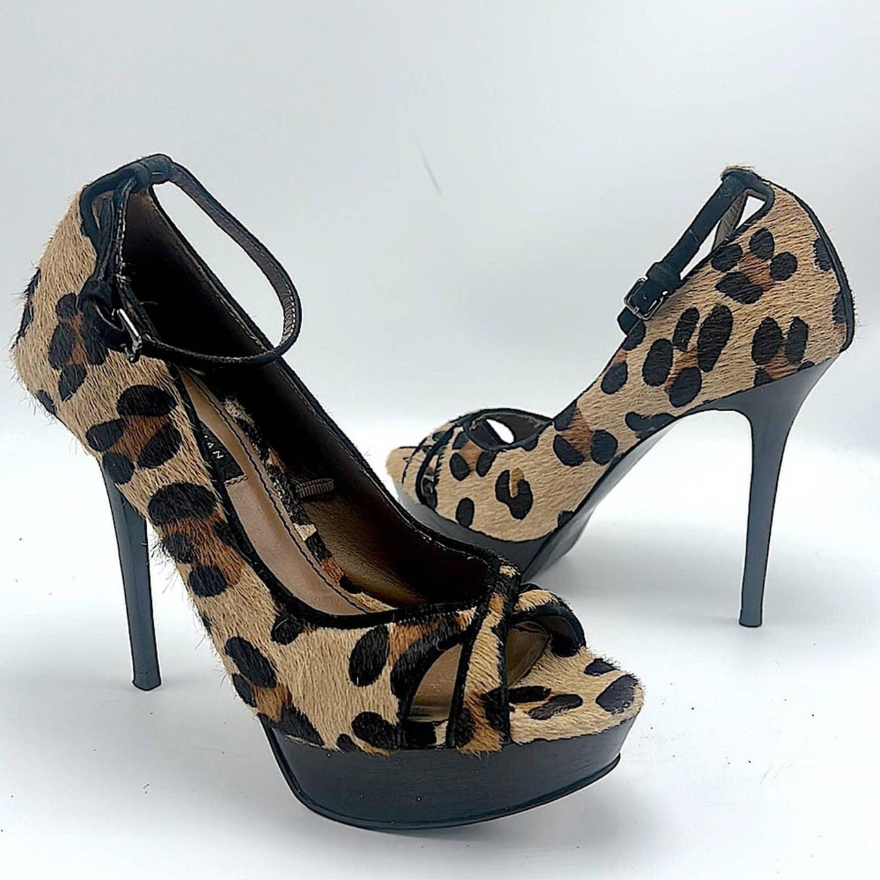 Zara discount leopard pumps