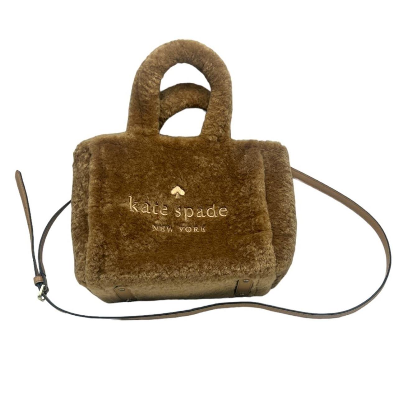Manhattan Cable Knit Shearling Small Tote | Kate Spade New York