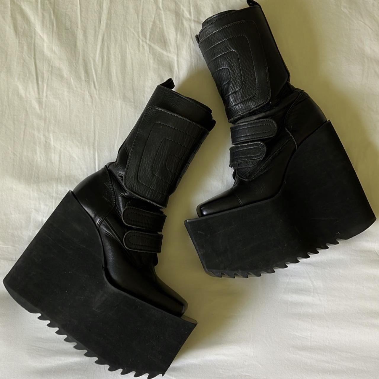 Koji Kuga 90s Platform Boots 24cm (US Men’s 6-Slim... - Depop