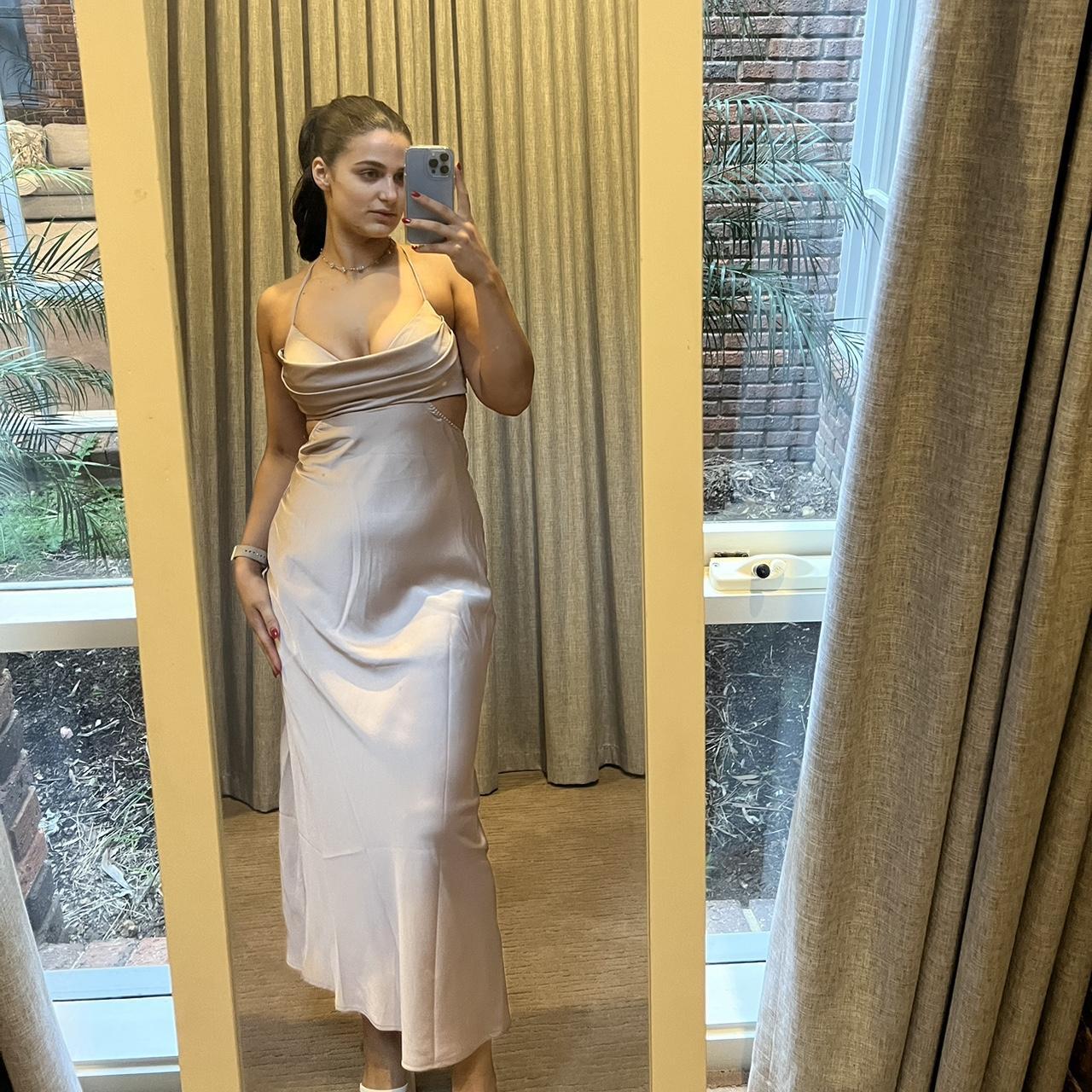 Beginning Boutique Taleah Cut Out Maxi Dress Depop