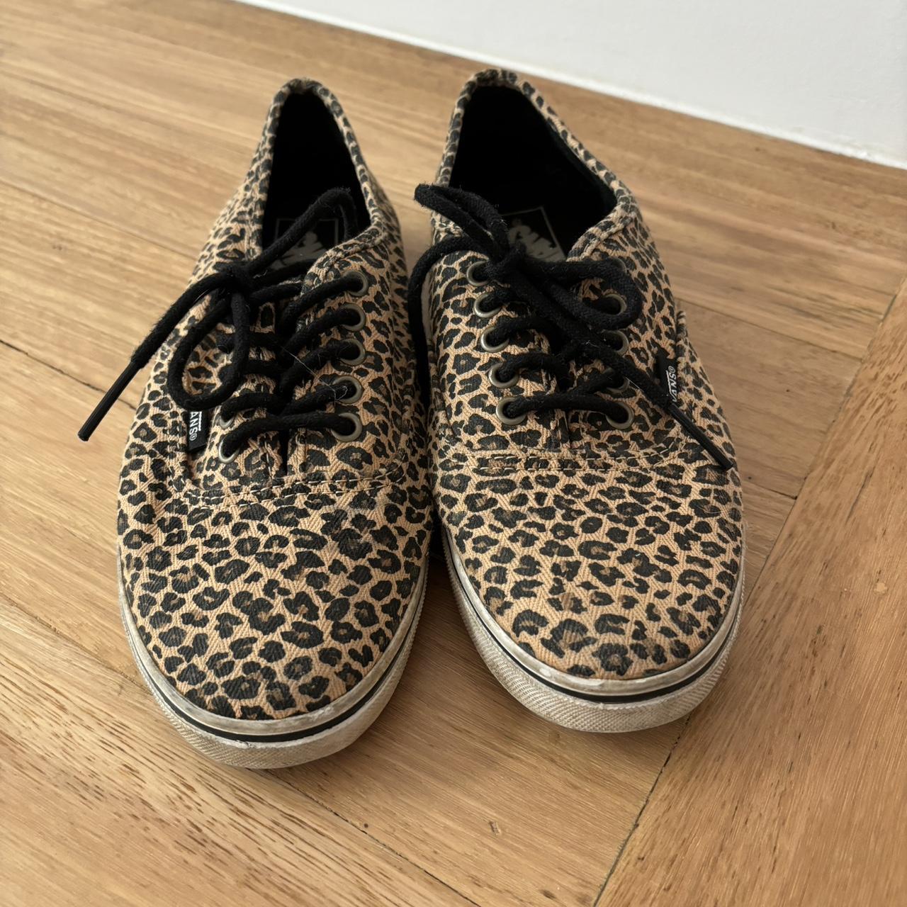 Ladies leopard print vans best sale