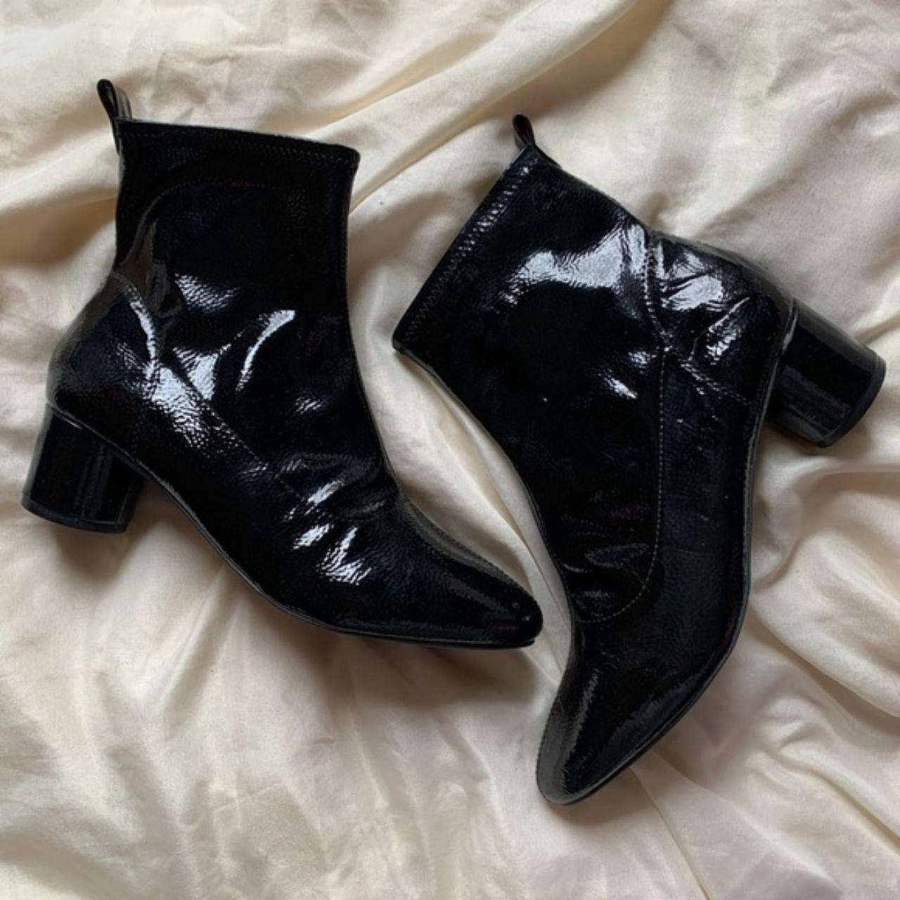 Justfab black hot sale ankle boots