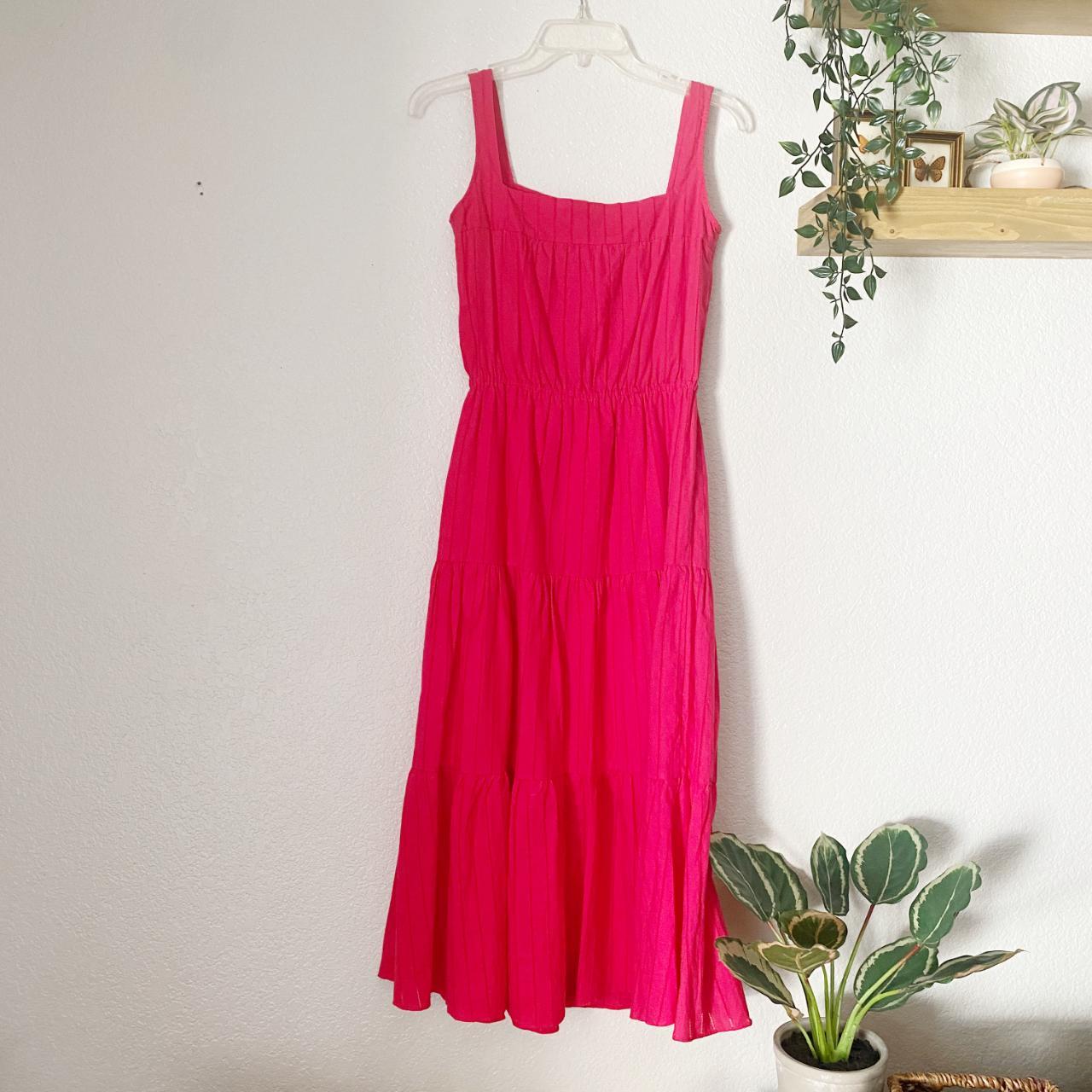 MICHAEL KORS Hot Pink Teacher Maxi Dress Size