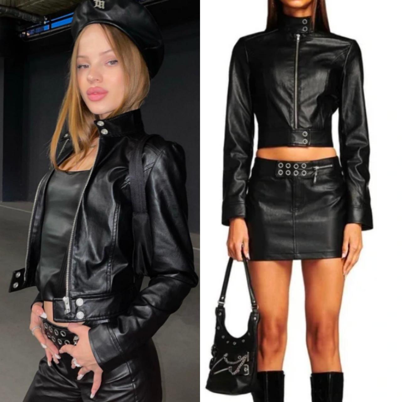 Womens Jackets I Am Gia Leather Coat Brown I Am Gia Aurora Jacket - Main Image