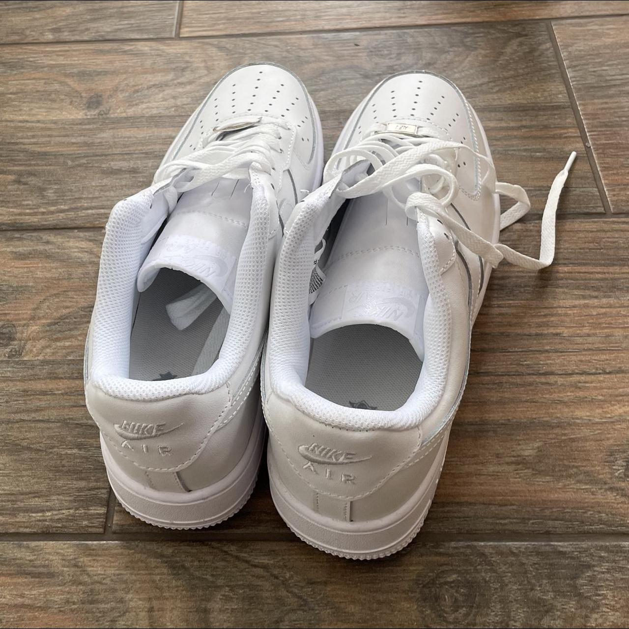 white nike air force trainers