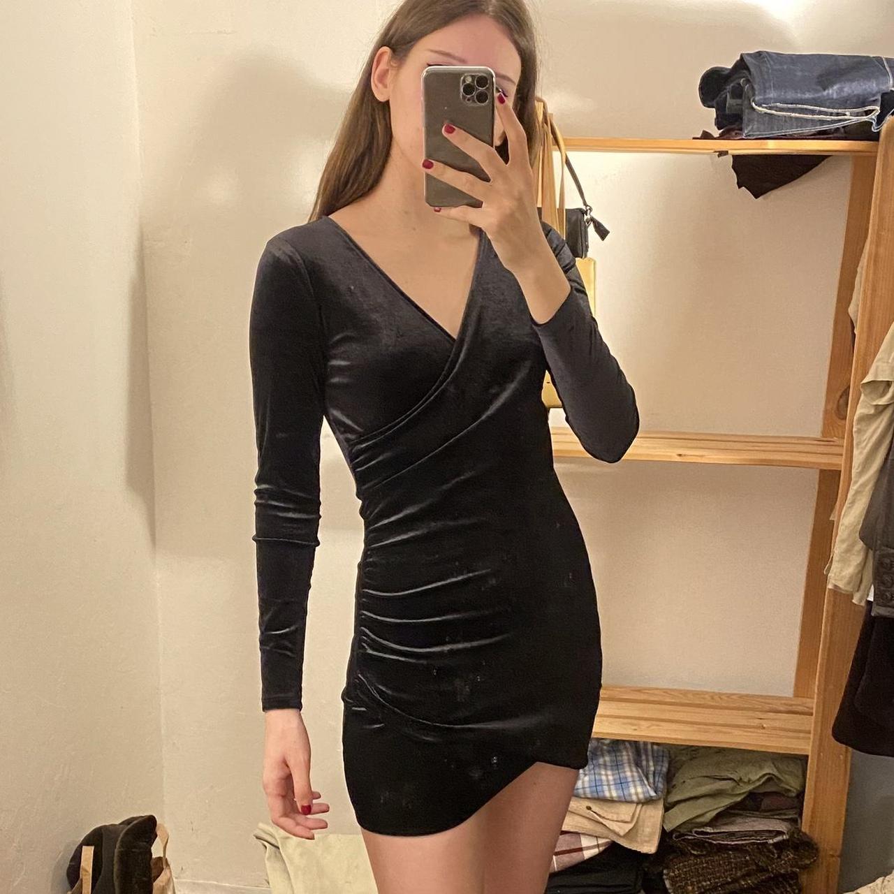 Black dress h&m outlet uk