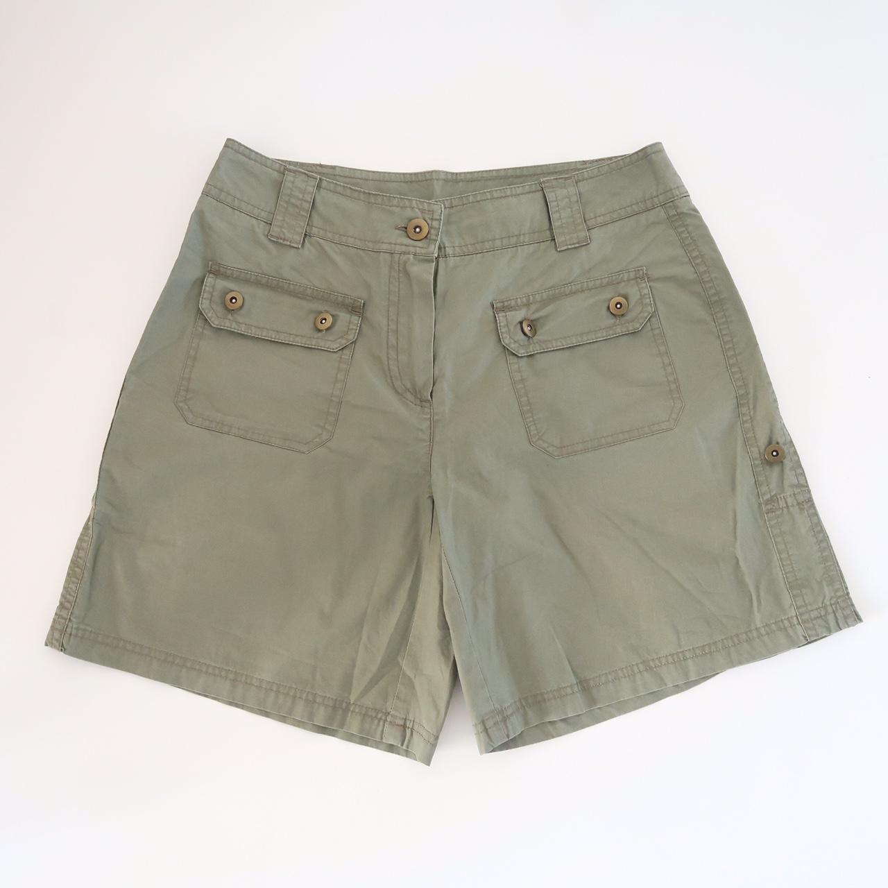 Womens high waisted khaki shorts fashion