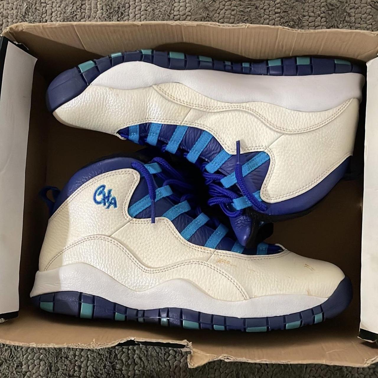 Jordan 10 Retro Charlotte Hornets(2016) Mens size... - Depop