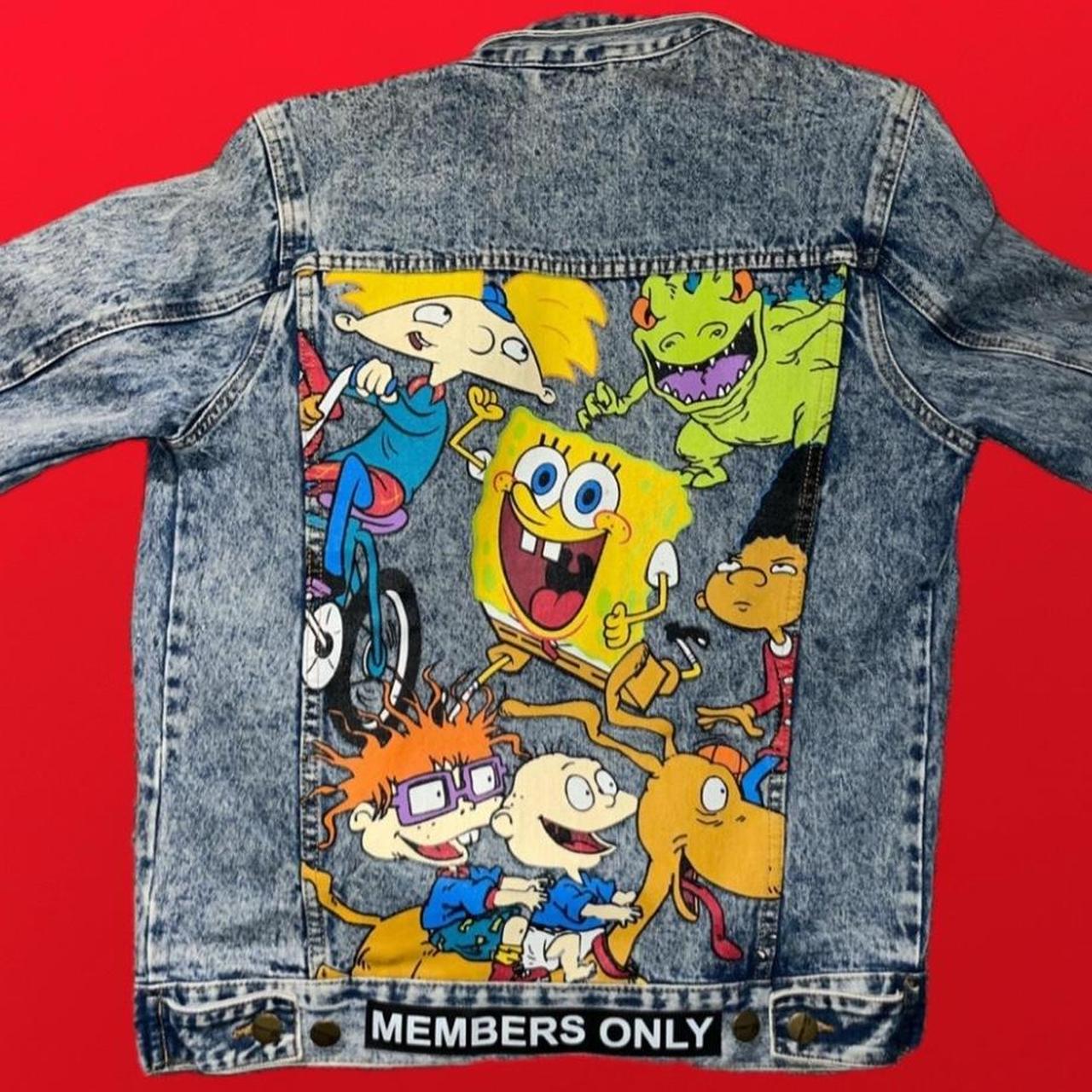 Members only nickelodeon denim clearance jacket