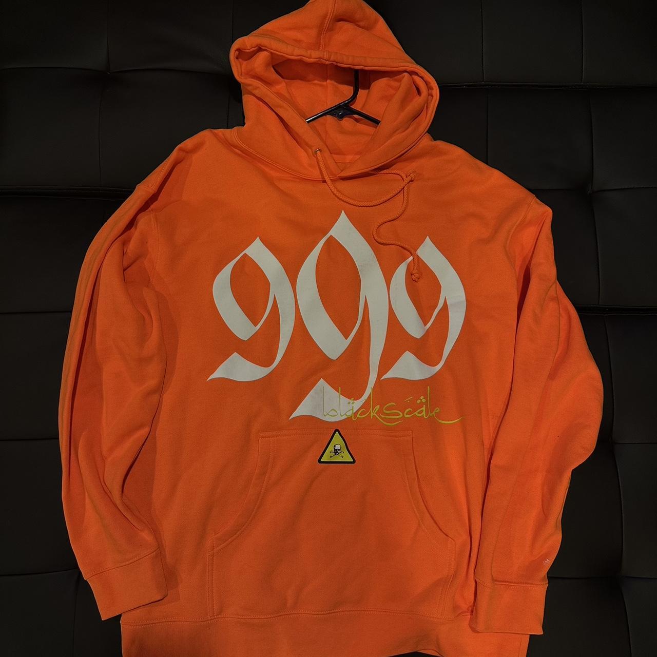 Black Scale Men's Orange Sweatshirt