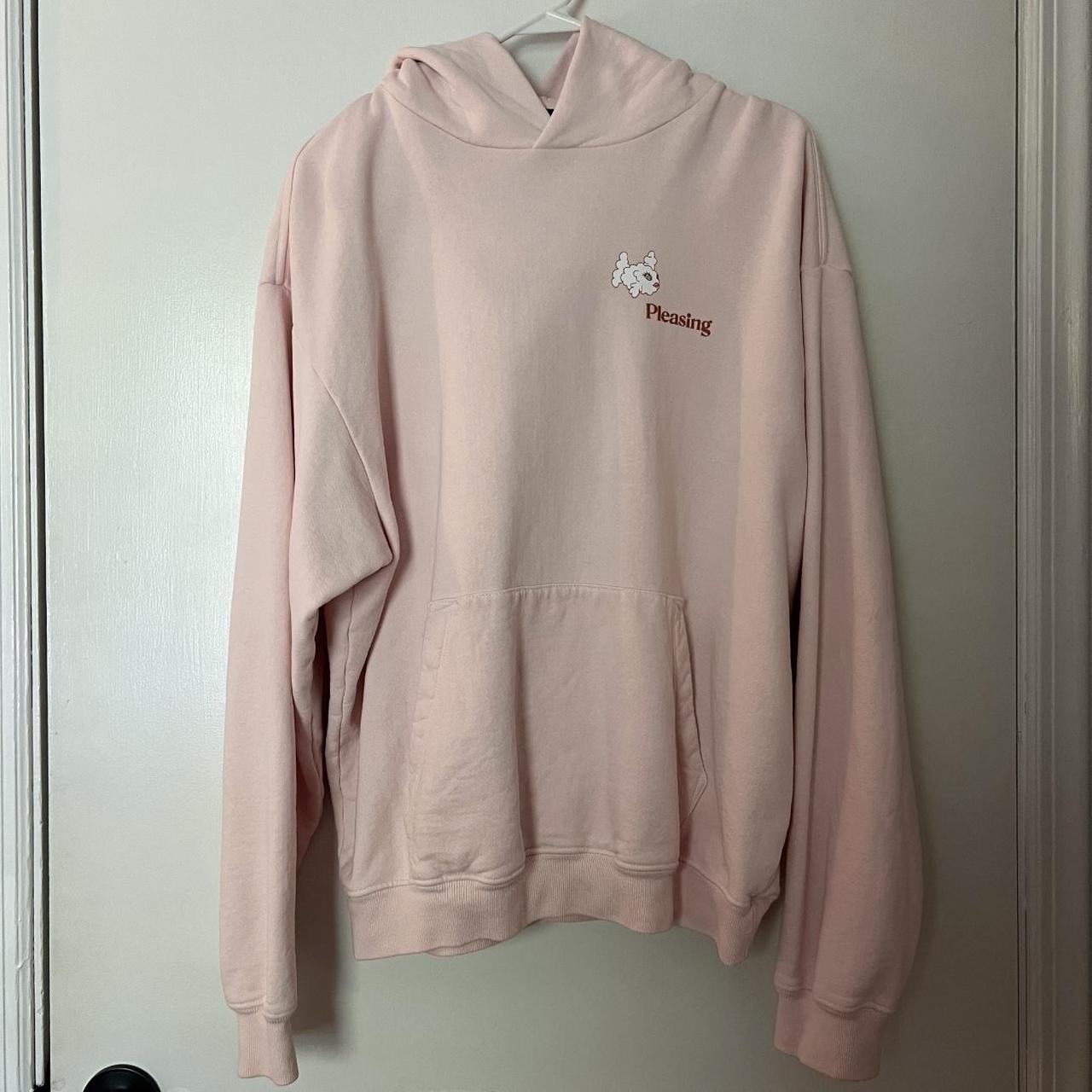 Pleasing Women's Pink Hoodie Depop